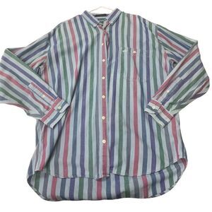 Vintage Dockers Striped Button Down Top